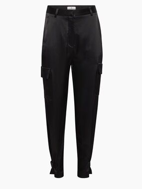 ARITZIA BABATON Refined Satin Cargo Pants